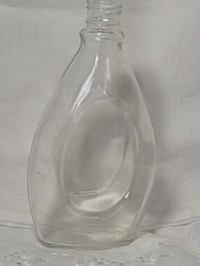 Vintage Jergen's Hand Lotion Clear Glass Bottles Twist Top - 30's 50's VGC